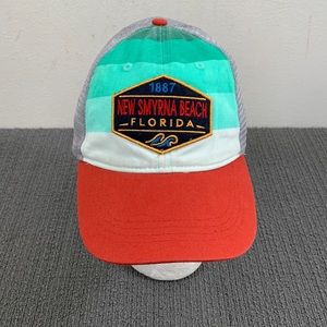 New Smyrna Beach Florida Trucker Hat Unisex Mesh Back Snapback Lucky 7 USA